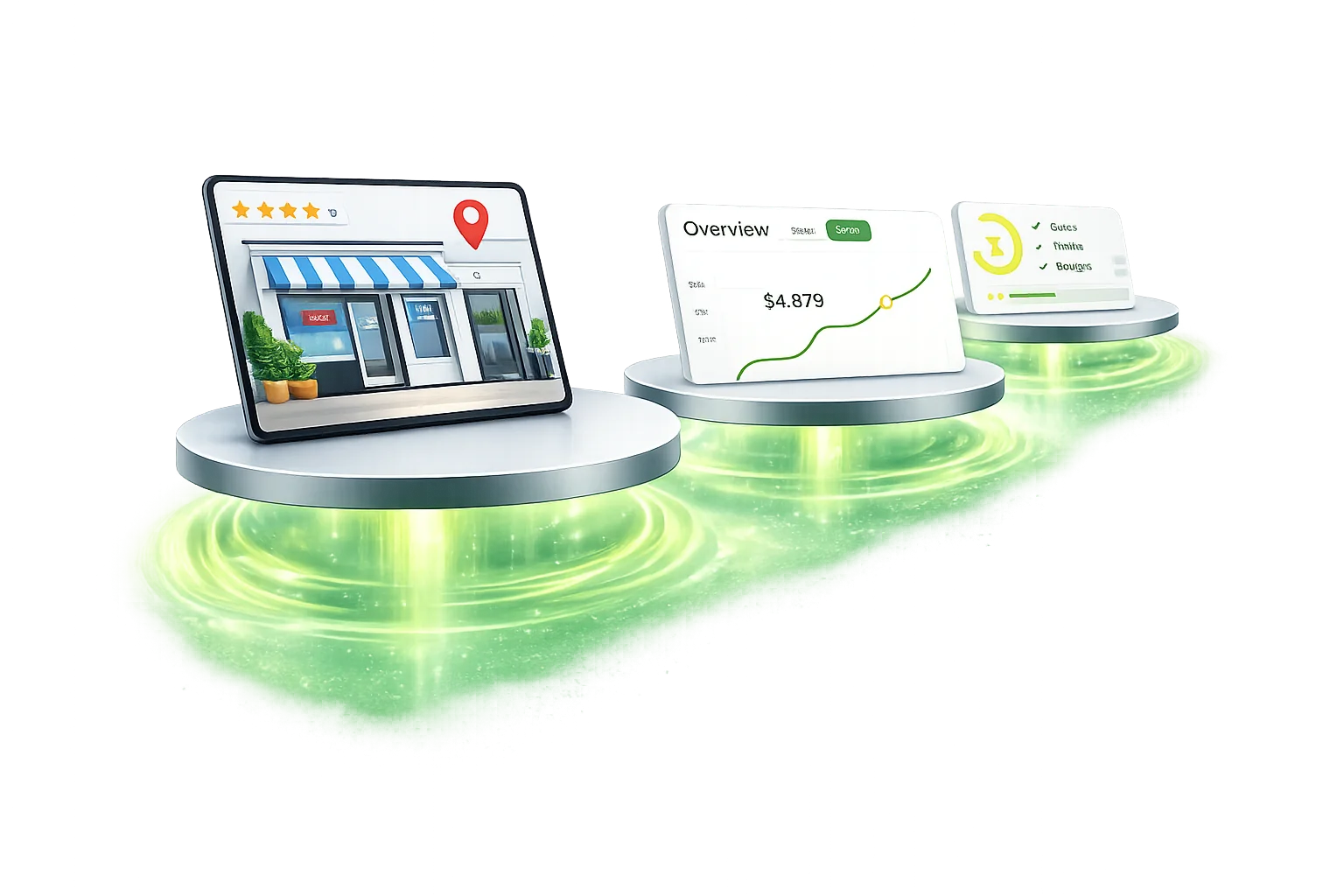 Digital growth services and Google visibility visual